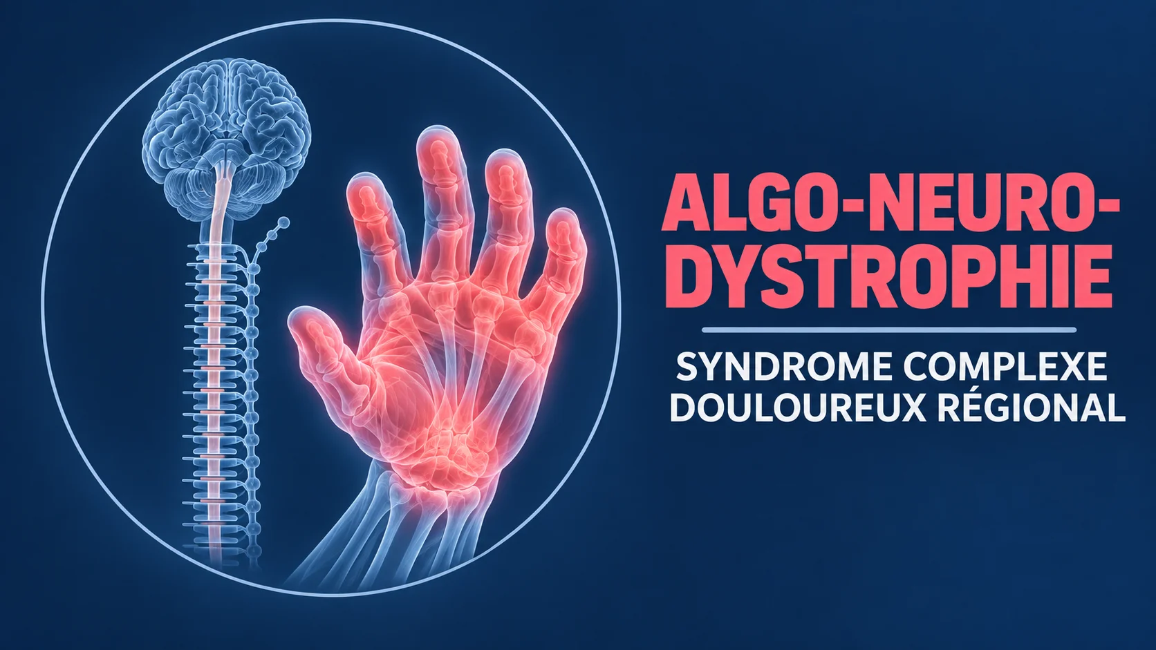 Algoneurodystrophie de la main : syndrome douloureux régional complexe (SDRC)