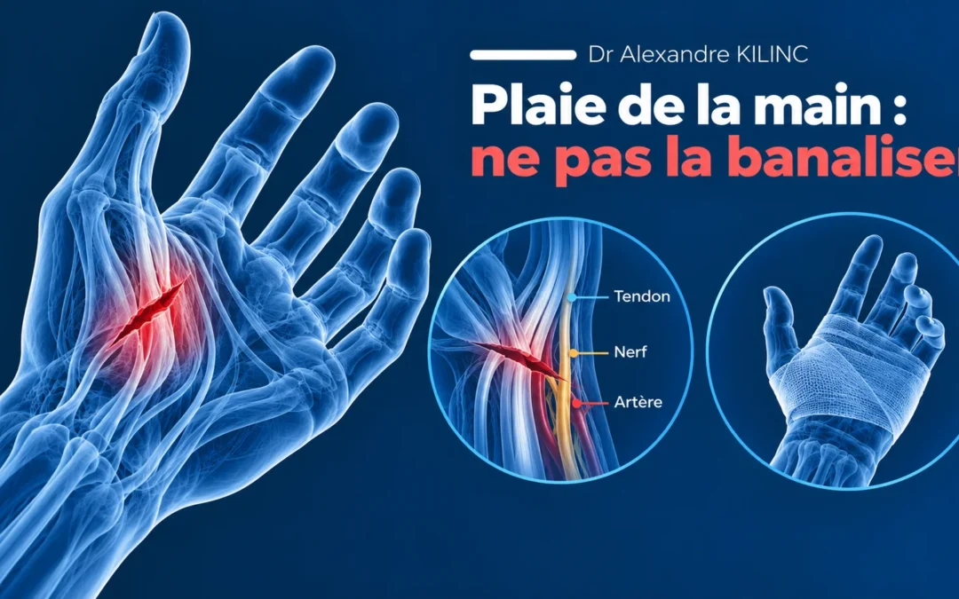 Plaie des tendons fléchisseurs de la main : diagnostic, chirurgie et rééducation