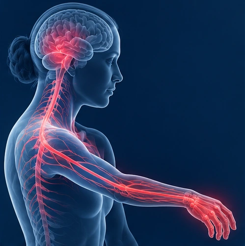 Système nerveux et douleur du membre supérieur : mécanisme du syndrome douloureux régional complexe (SDRC)